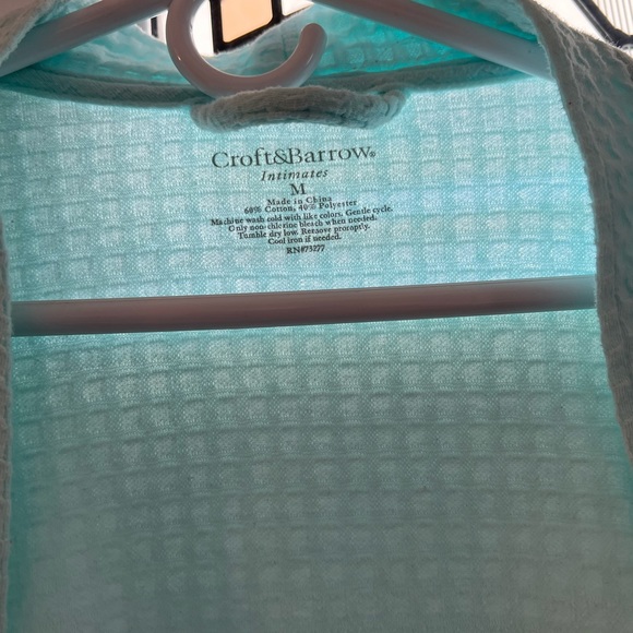 Croft & Barrow Intimates Waffle Knit Robe-M - Picture 5 of 16